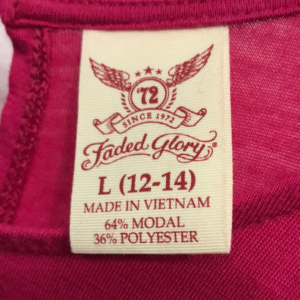 🛍Faded Glory Dark Pink Camisole - Picture 3 of 3